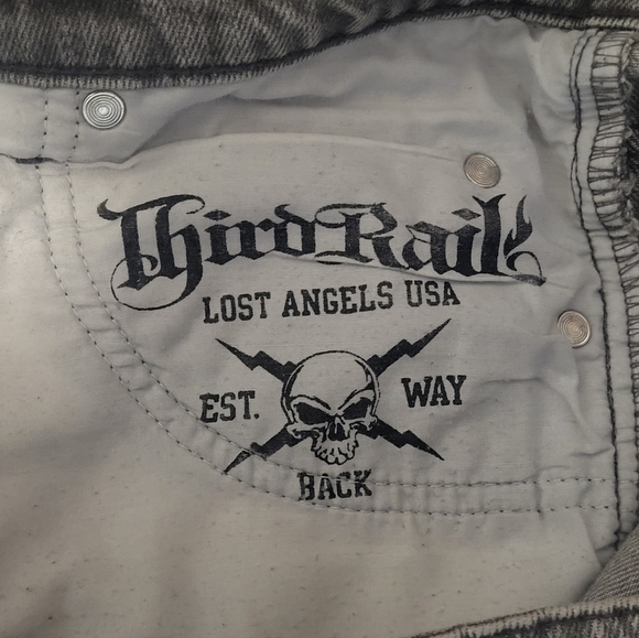 Third Rail Los Angeles USA Men’s Embroidered Pants 100% Cotton W31 L31 C93 - Picture 7 of 11